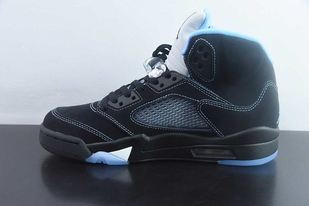 AXR JORDXN 5 “BLACK/UNIVERSITY BLUE”