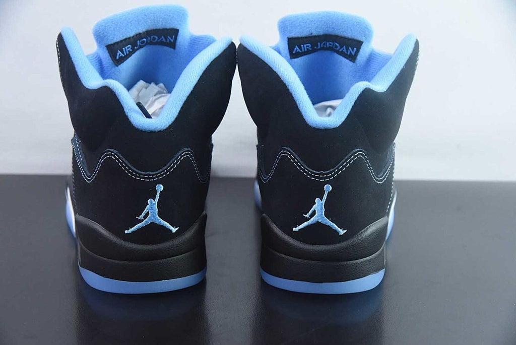 AXR JORDXN 5 “BLACK/UNIVERSITY BLUE”
